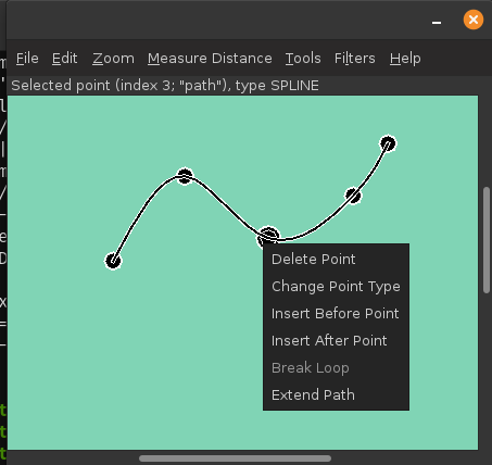 Editing a Point on a Path